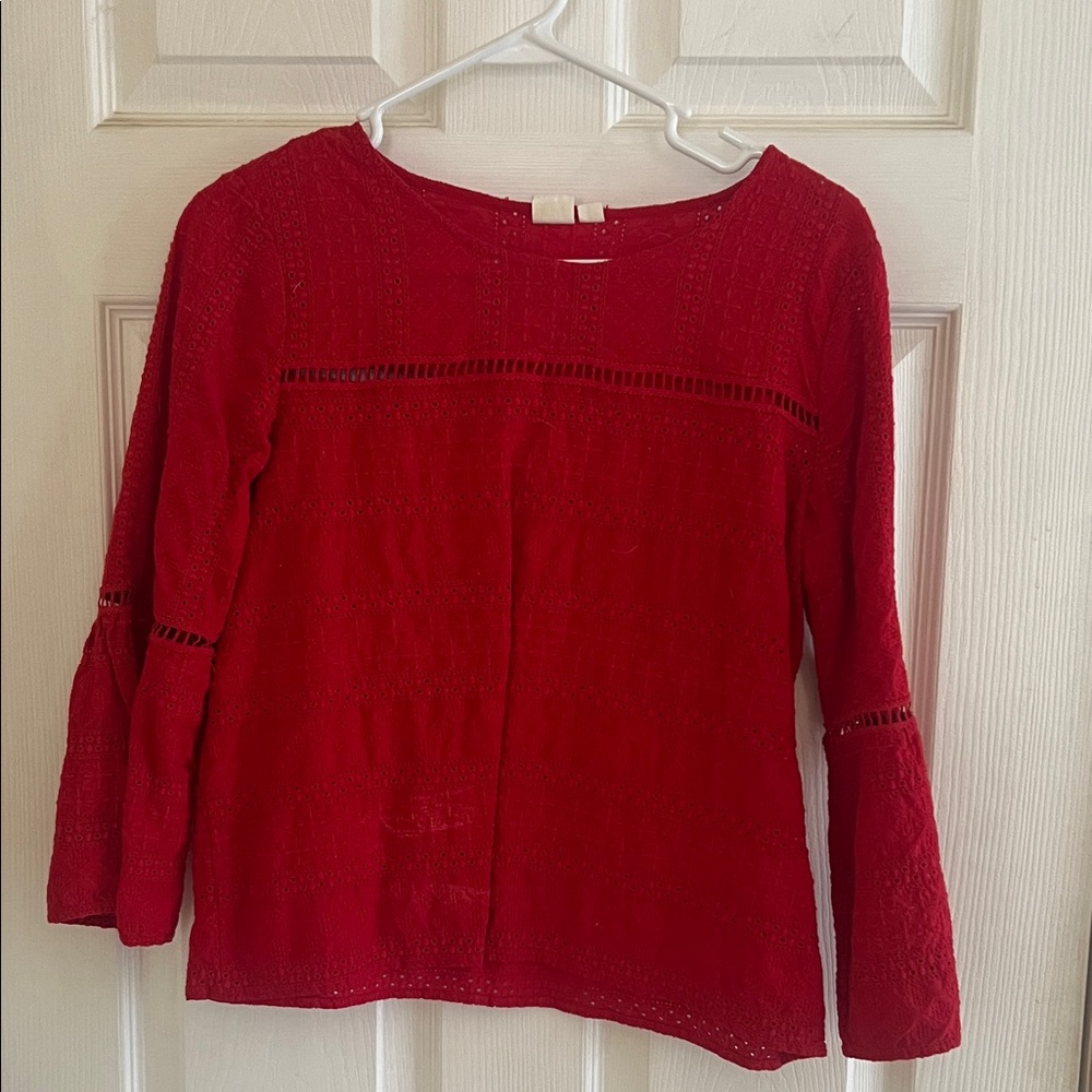 GAP Vibrant Red Women's Blouse